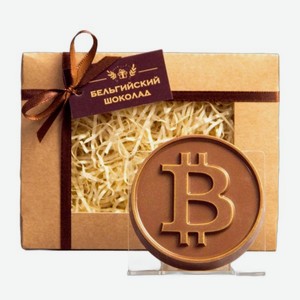 Шок фигура ВЕК ШОКОЛАДА Биткоин 80г