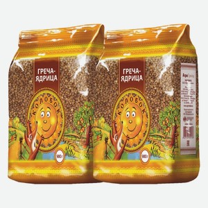 Крупа Греча ядрица Колобок 900 г