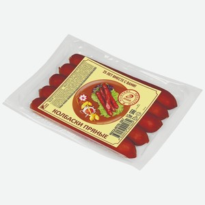 Колбаски Пряные п/к Иней 250 г