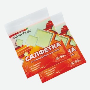 Салфетка из микрофибры для пола универсальная 40*50 см EuroHouse