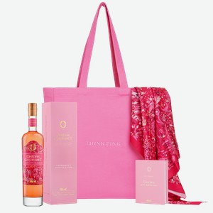 Настойка ягодная сладкая в подарочном наборе Онегин Gourmet Грейпфрут Think Pink 0.5 л
