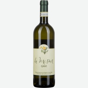 Вино La Mesma Gavi di Gavi yellow label 0.75л