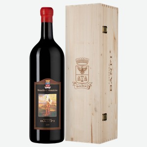 Вино Brunello di Montalcino в подарочной упаковке 3 л