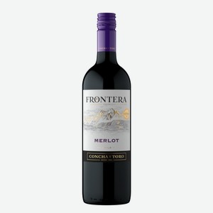 Вино Frontera Merlot красное полусухое, 0.75л
