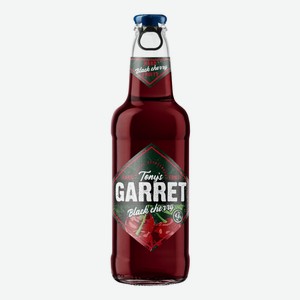 Пивной напиток Tony s Garret Hard черная вишня 400 мл