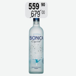Водка Бионика Кристальная 40% 0,5л