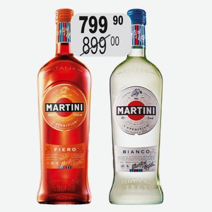 Вермут Мартини Бьянко, Фиеро слад. 0,5л 15%