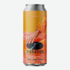 ГАНЗА смузи саур Vibration Банан-Апельсин-Корица 6% 0,5л ж/б