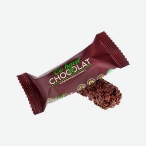 Мультизлаковые конфеты CHOCOLAT с тёмной кондит.глазурью 135гр