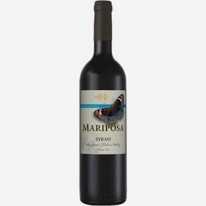 Вино красное Mariposa Syrah сухое 12.5-13%, 750 мл