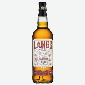Виски Langs Full Smoky, 0.7л