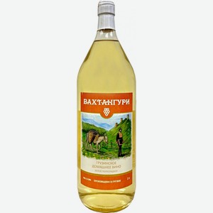 Вино  Вахтангури  Белое Полусладкое, 2000 мл, Белое, Полусладкое