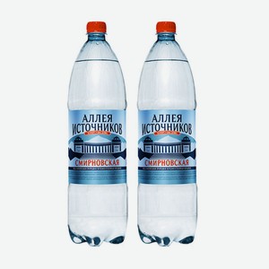 Вода Аллея источников Смирновская 1,5 л ПЭТ
