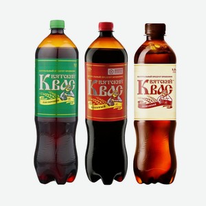 Квас Вятич Вятский для окрошки, хлебный, домашний 1,5л Киров