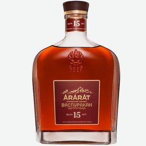 Коньяк армянский выдержанный АРАРАТ «Васпуракан» 15-летний 40% 0,5л 0.5 л