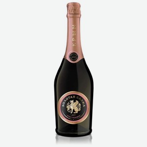 Вино игристое Золотая Балка брют розовое 12,5%, 0.75 л