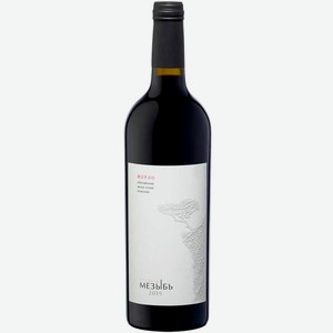 Вино Усадьба Мезыбь МЕРЛО 2019 0.75 л