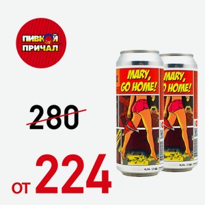 Пивной напиток Мери, Гоу Хоум н/ф 0,45 литра