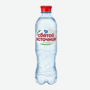 Минеральная и питьевая вода Святой Источник газированная 0.5л