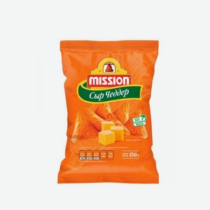 Продукты питания Чипсы MISSION кукурузные Сыр Чеддер 0.15кг