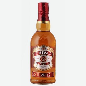 Виски Чивас Ригал 12 лет круглая 0.5л