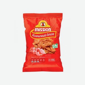 Продукты питания Чипсы MISSION кукурузные Копченый бекон 0.15кг