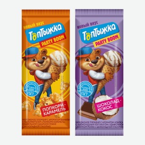 Мороженое пломбир Топтыжка 12% ваф/рожок 60г