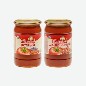 Соус Острый, Шашлычный ст/б 670г ТМ Буздякский