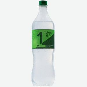 Газированная вода Onetonic Со вкусом огурца и базилика 1л