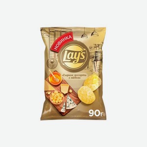 Продукты питания Лейз Сырное ассорти с медом 0.09кг