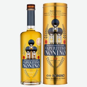 Ликер L Aperitivo Botanical Drink Nonino в подарочной упаковке 0.7 л