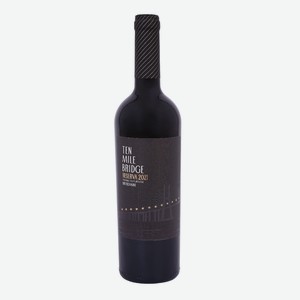 Вино Тен Майл Бридж Резерва, красное сухое, 14%, 0.75л, Португалия
