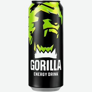 Энергетический напиток Gorilla Energy 0,45 л ж/б