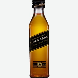 Виски Johnnie Walker Black Label 0.05л