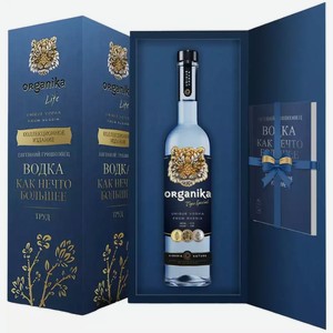 Водка Органика 40% П/уп. 0,5л + Книга