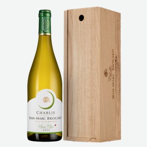 Вино Chablis Sainte Claire в подарочной упаковке 0.75 л.