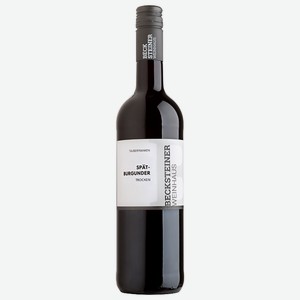 Вино Бекштайнер Вайнхаус Шпэтбургундер, красное сухое, 12.5%, 0.75л, Германия