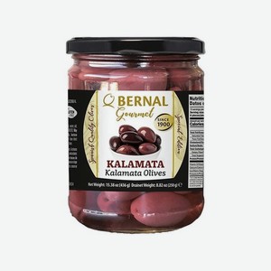 Оливки БЕРНАЛ Каламата с/к 436г ст/б