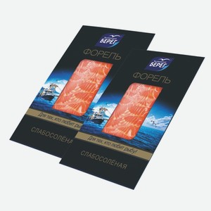 Форель филе-ломтики с/с Балтийский Берег 100 г