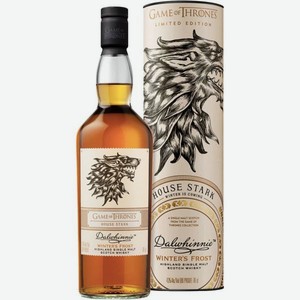 Виски ИГРА ПРЕСТОЛОВ ДОМ СТАРКОВ Далвини Винтер с Фрост Scotch Single Malt Highland 0.7л