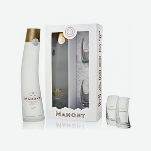 ВОДКА особая  Мамонт  п/у + 2 стопки, 0,7л