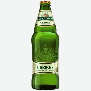 Пиво Балтика Свежее Светл. Фильтр. Непастер. Ст/б 0,44л