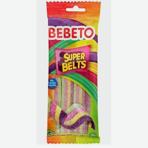 Мармелад жевательный Bebeto 75гр Super Belts