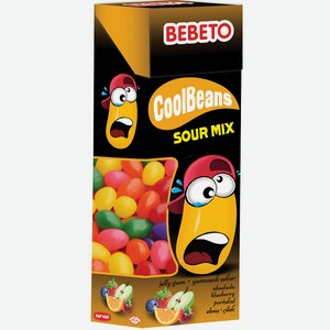 Мармелад жевательный Cool Beans Sours 60гр Bebeto