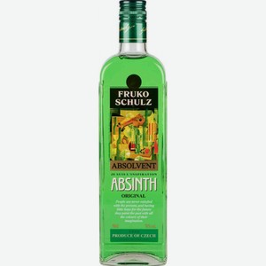 Абсент Fruko Schulz, Absinth Absolvent 70%, 500 мл