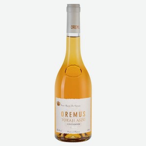 Вино Tokaji Aszu 5 puttonyos, Oremus, 2014, 0.5 л, 0.5 л
