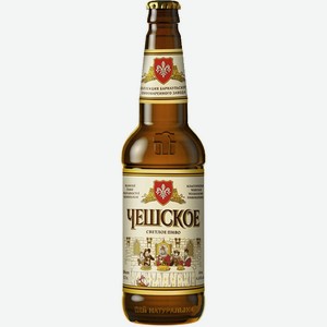 Пиво  Чешское  Светлое, 500 мл, Светлое, Фильтрованное