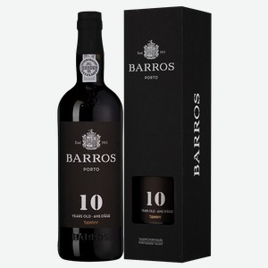 Портвейн Barros 10 years old Tawny в подарочной упаковке, 0.75 л.