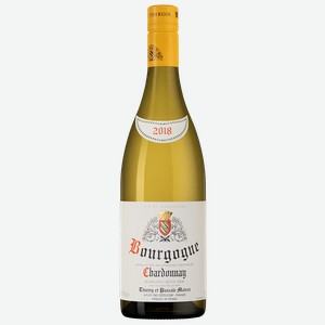 Вино Bourgogne Chardonnay, Domaine Thierry et Pascale Matrot, 2018, 0.75 л