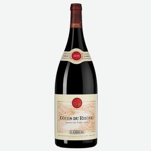 Вино Cotes du Rhone Rouge, Guigal, 2019, 1.5 л, 1.5 л